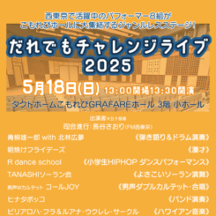 だれでもチャレンジライブ2025 画像
